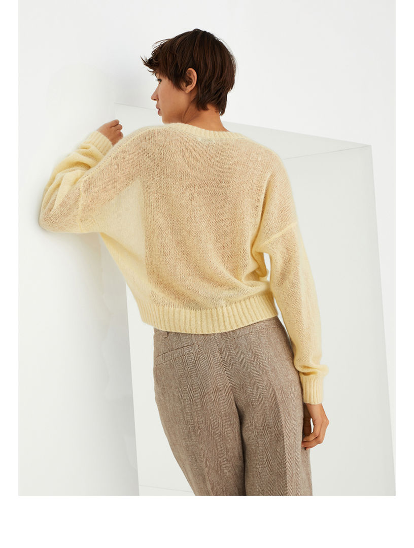 Mohair And Wool Cardigan