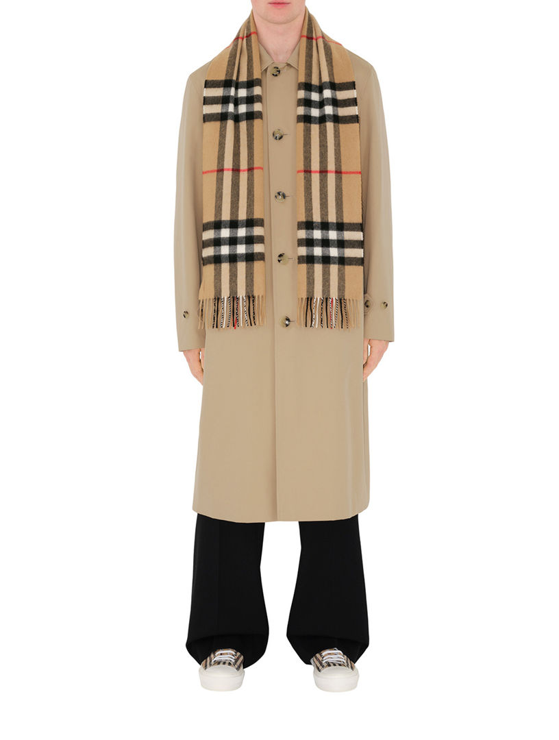 BURBERRY Check Cashmere Scarf | Holt Renfrew
