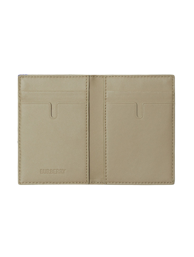 Check Folding Card Case
