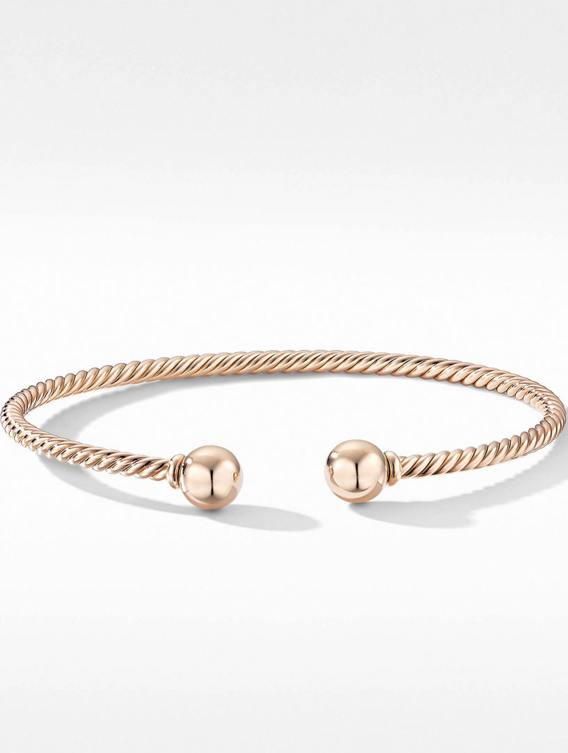 Solari Bracelet 18k Rose Gold With Domes