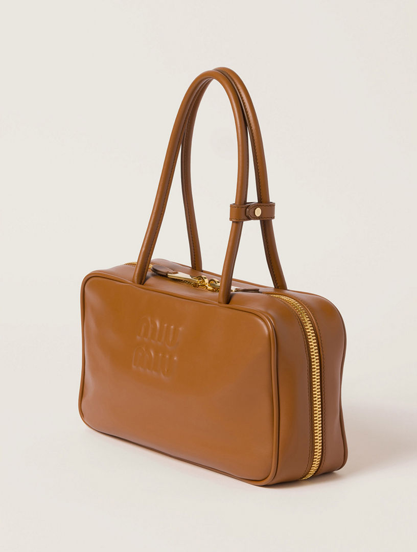 MIU MIU Beau Leather Top-handle Bag | Holt Renfrew