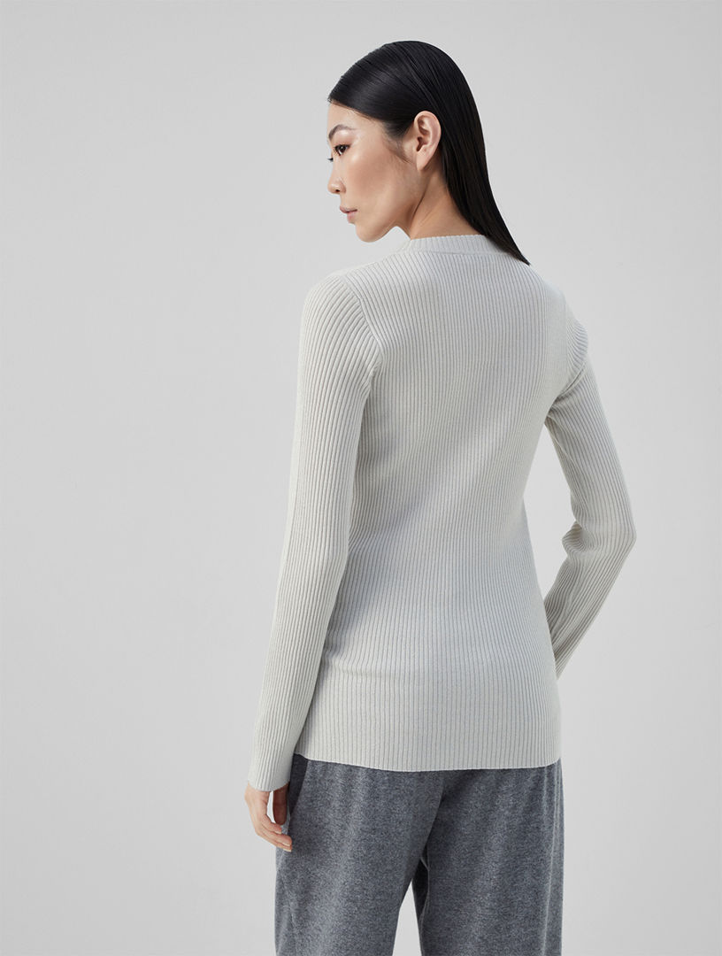 BRUNELLO CUCINELLI Lightweight Rib Knit Sweater | Holt Renfrew