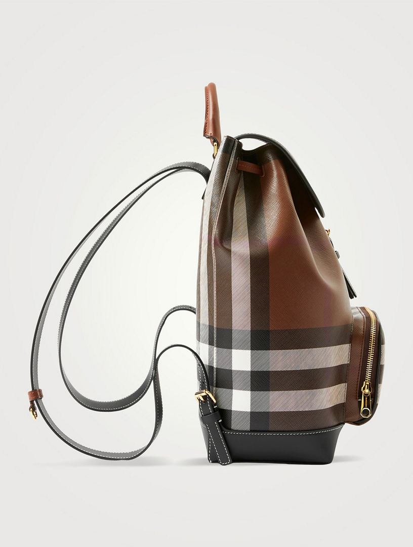 BURBERRY Check Backpack | Holt Renfrew