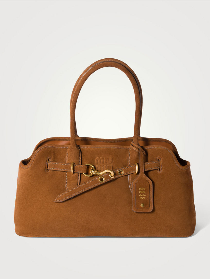 MIU MIU Aventure Suede Bag | Holt Renfrew