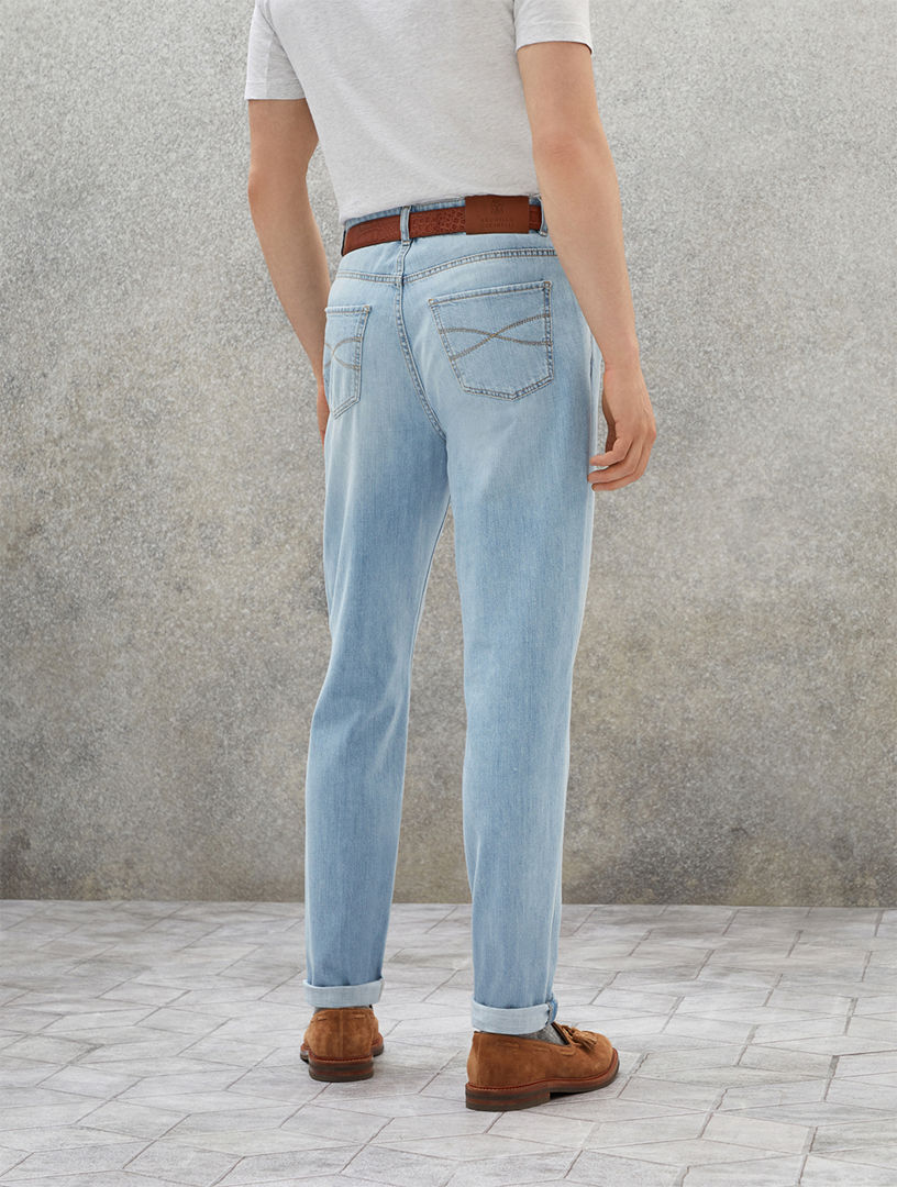 Lightweight denim trousers