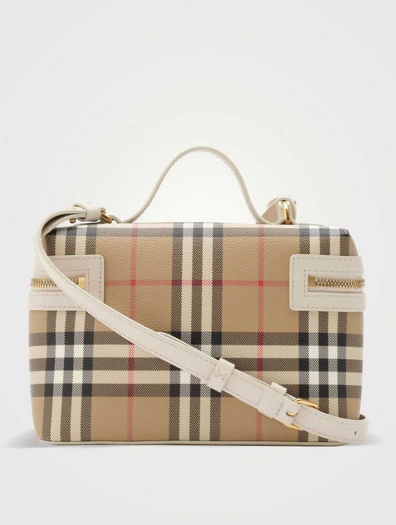 BURBERRY Check Vanity Bag​ | Holt Renfrew