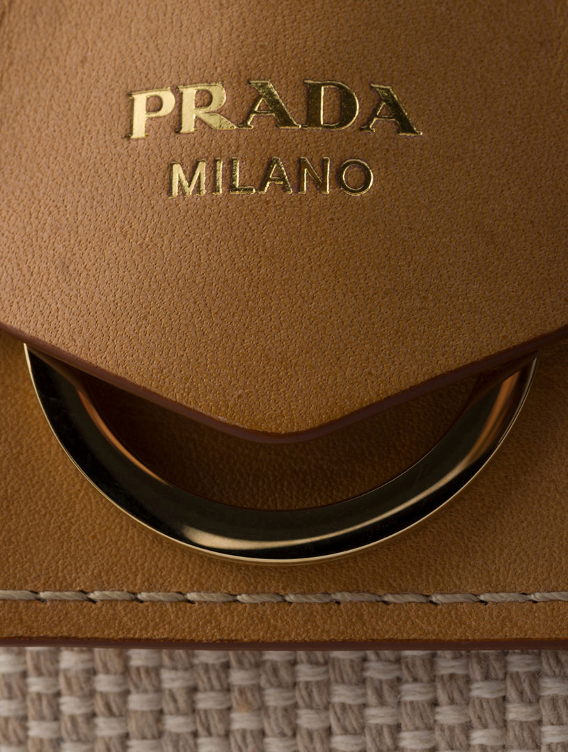 PRADA Prada Jardinière Large Cotton Canvas Bag | Holt Renfrew