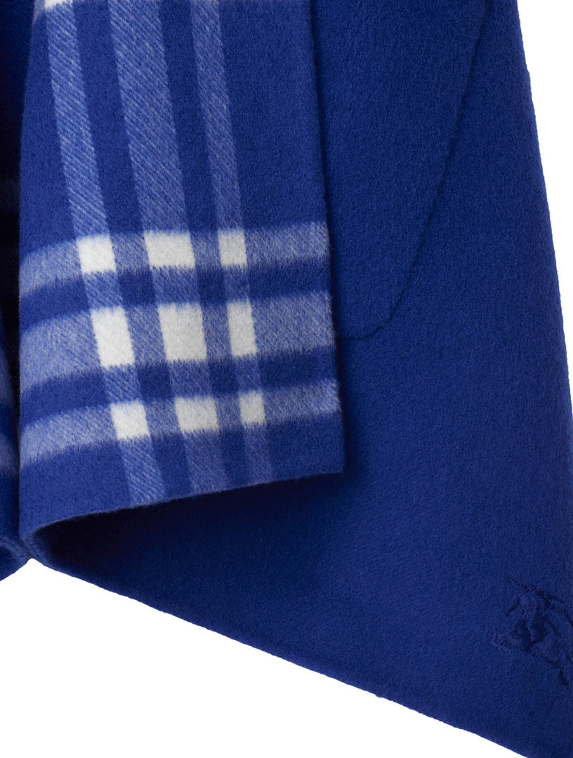 Reversible Cashmere Cape