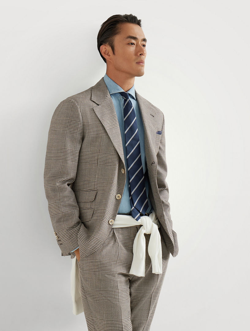 BRUNELLO CUCINELLI Prince Of Wales Blazer | Holt Renfrew