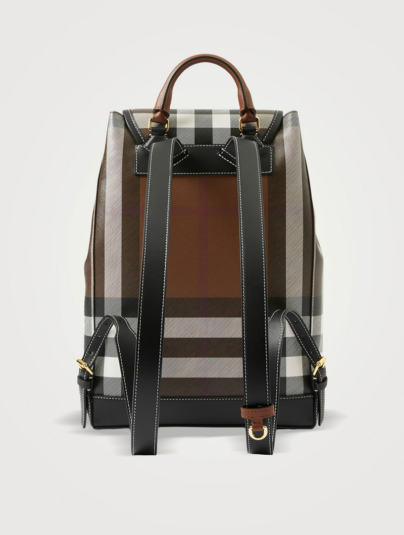 BURBERRY Check Backpack | Holt Renfrew