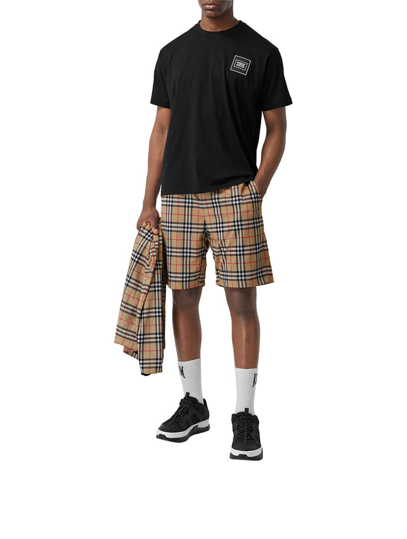 Burberry deals plaid shorts