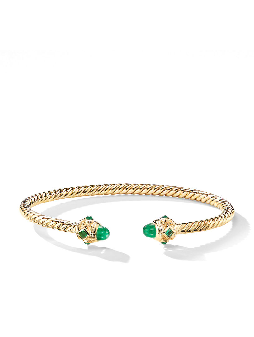 Renaissance® Bracelet 18k Yellow Gold With Emeralds