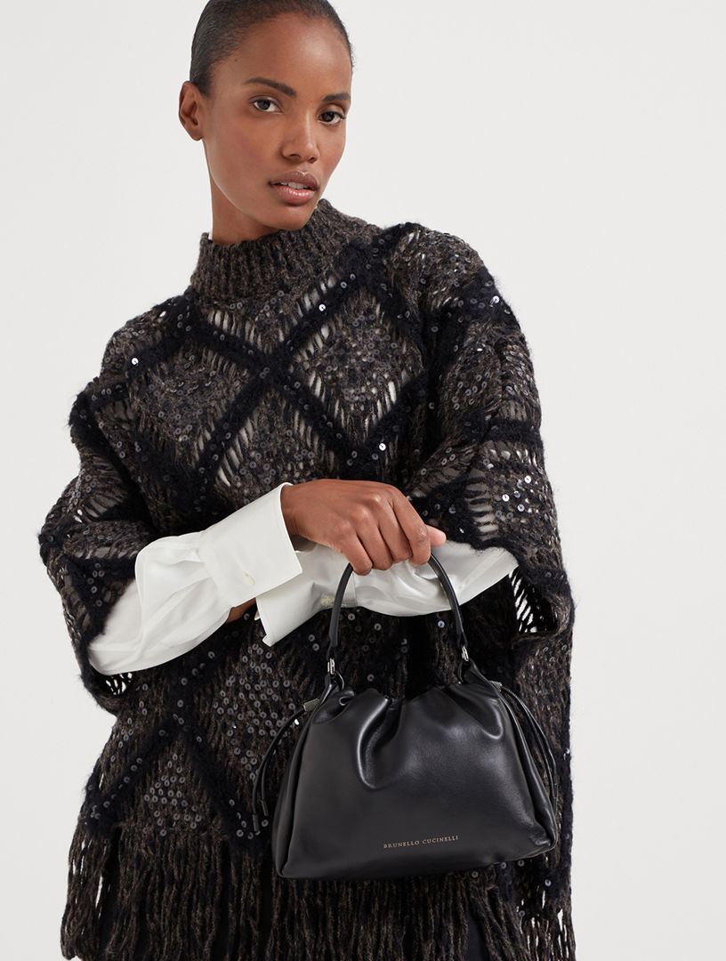 Small Leather Mellow Bag