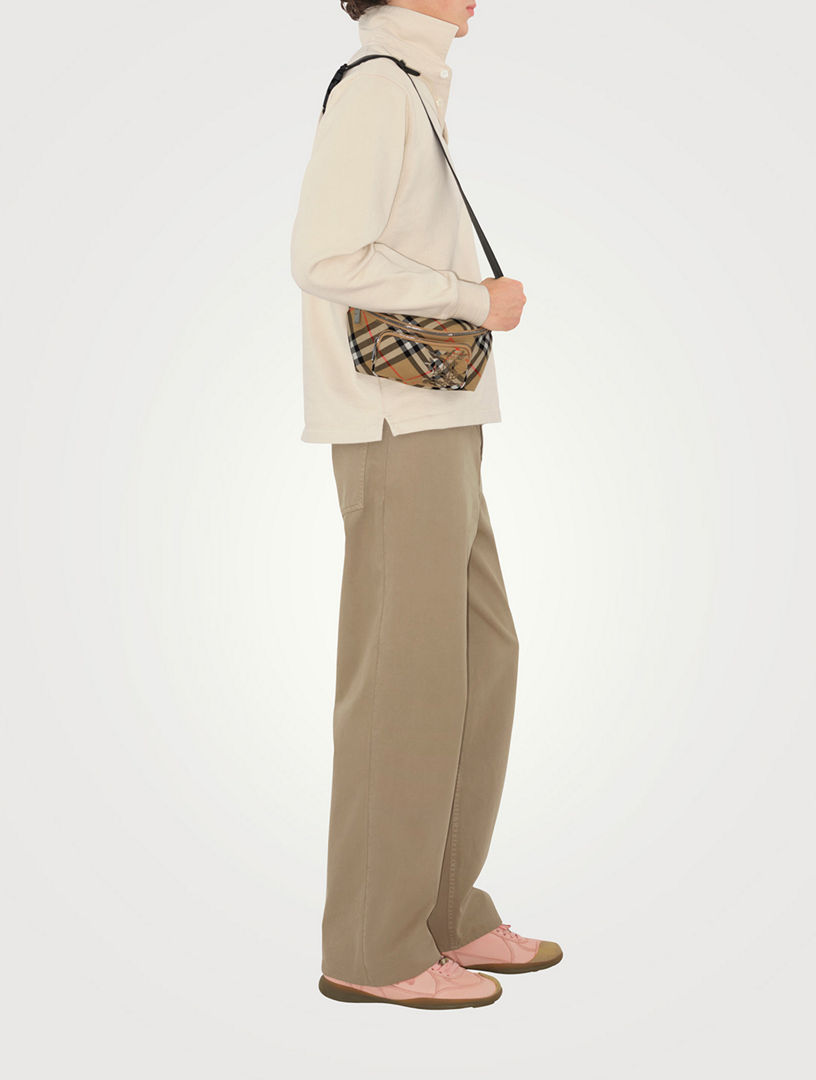 BURBERRY Small Check Belt Bag | Holt Renfrew