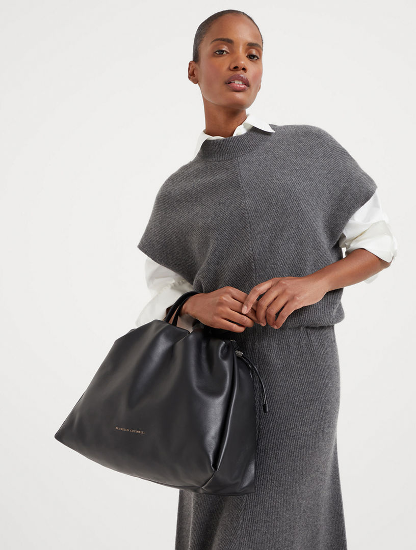 Large Leather Mellow Bag