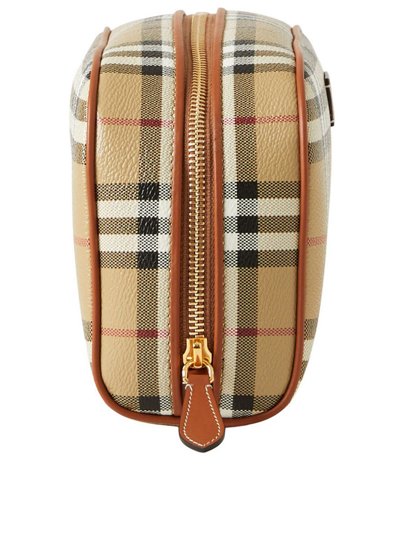 BURBERRY Medium Check Travel Pouch