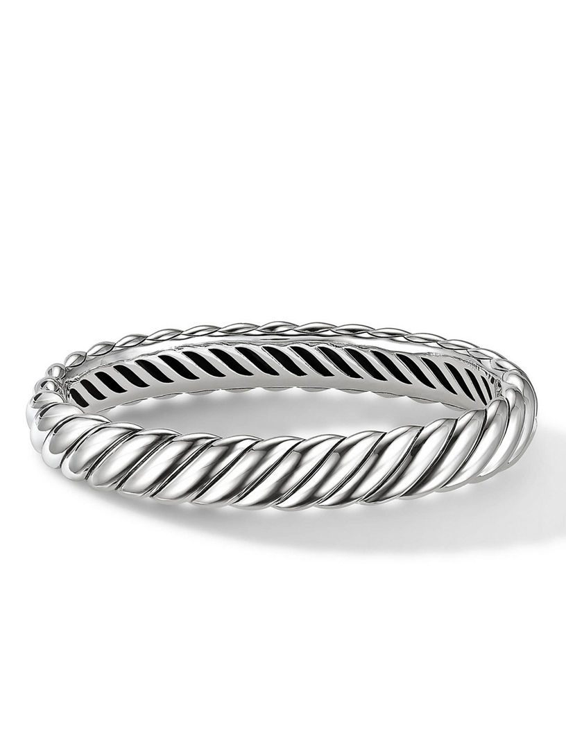 Sculpted Cable Bracelet Sterling Silver