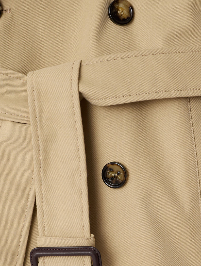 BURBERRY Cotton Blend Trench Jacket | Holt Renfrew