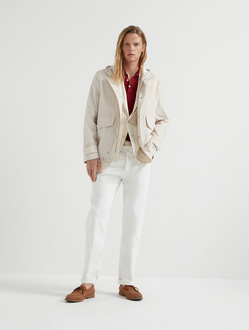 ジャケット BRUNELLO CUCINELLI SS24 BLAZER (MH5612033 C455 CHALK) ジャケット BRUNELLO CUCINELLI SS24 BLAZER (MH5612033 C455