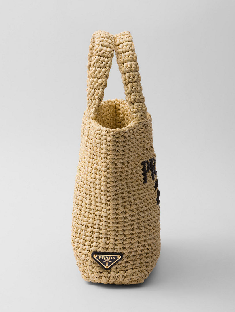 PRADA Small Crochet Tote Bag | Holt Renfrew