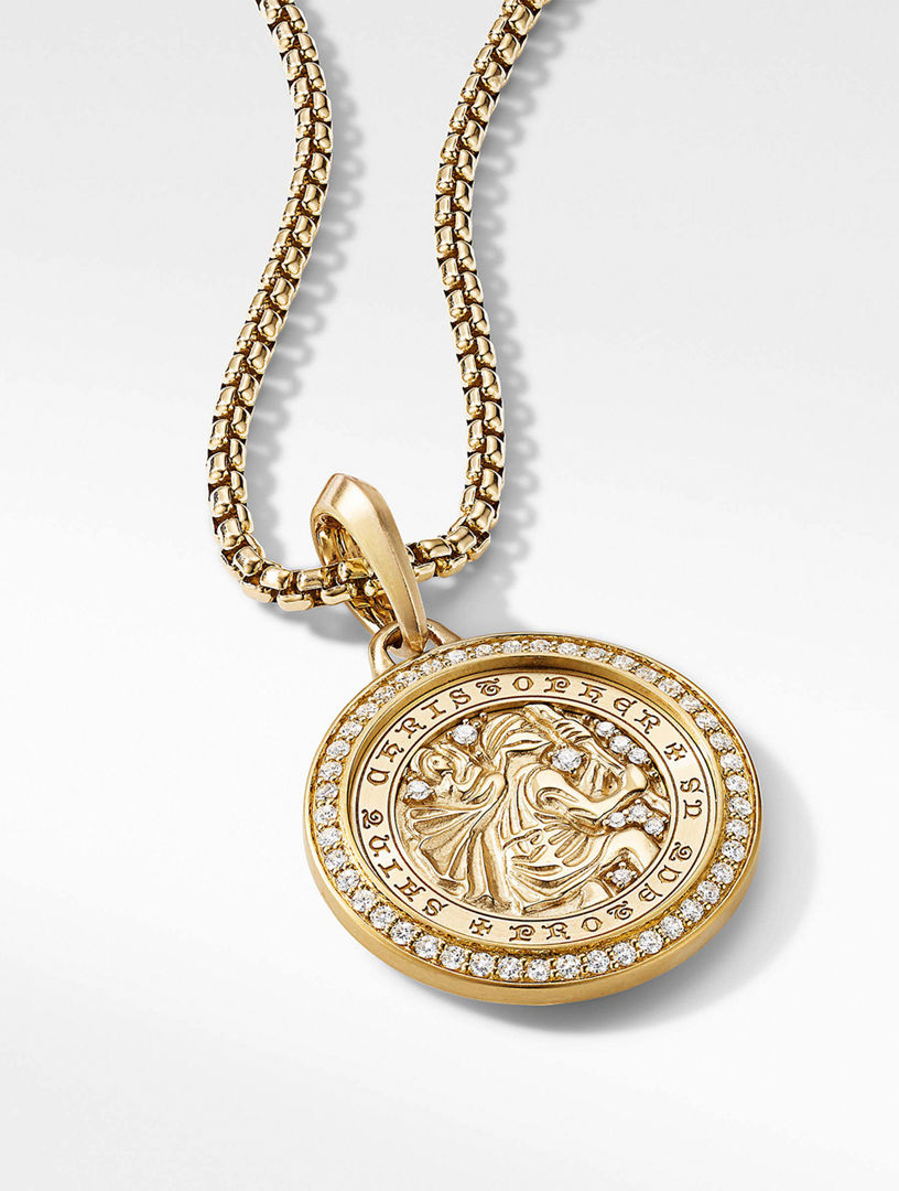 David yurman deals st christopher necklace