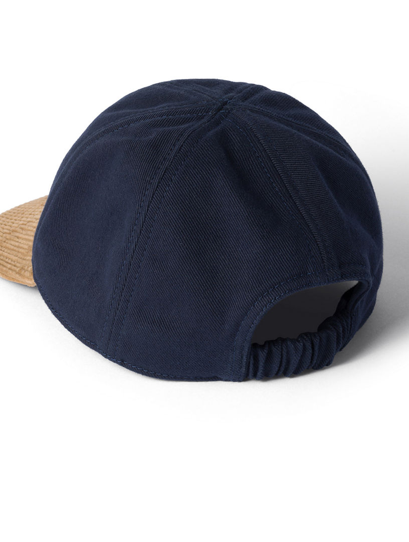 MIU MIU Denim And Corduroy Baseball Cap | Holt Renfrew