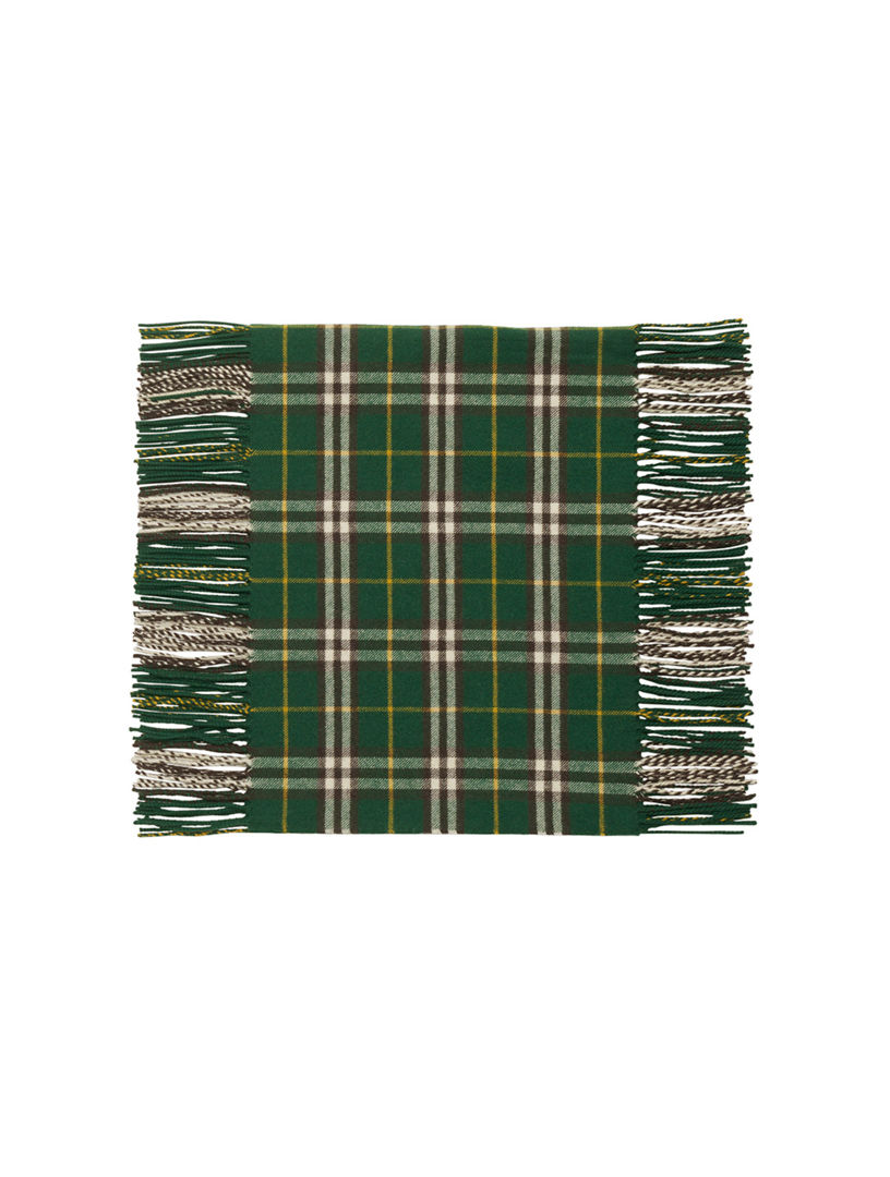 BURBERRY Check Cashmere Happy Scarf | Holt Renfrew