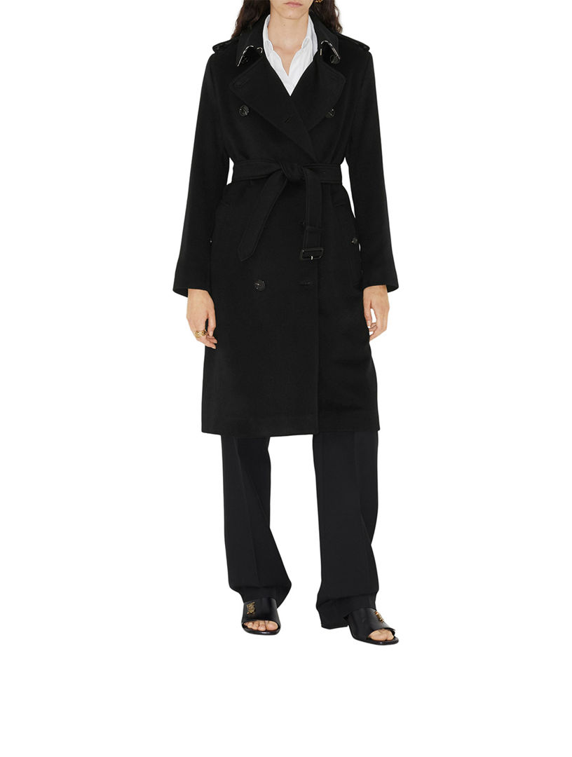 Burberry kensington 2024 cashmere trench