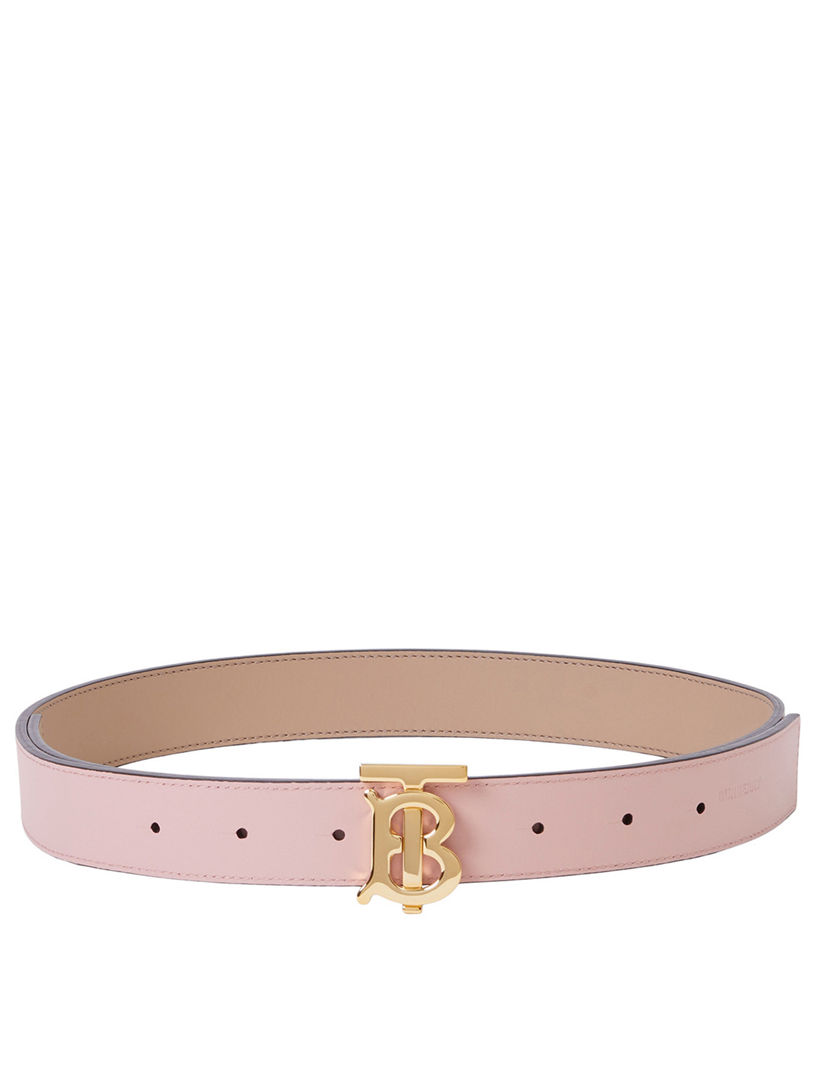 Burberry reversible monogram motif best sale leather belt