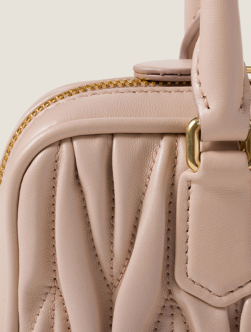 MIU MIU Arcadie Matelassé Nappa Leather Mini-bag | Holt Renfrew