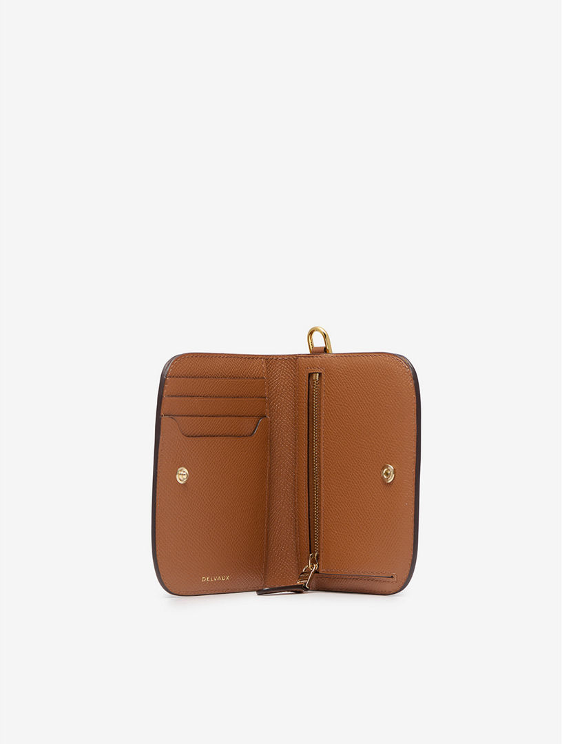 大人気【DELVAUX】Vagabond Compact Wallet Alpina Calf Delvaux Vagabond Compact Wallet Alpina Calf Black