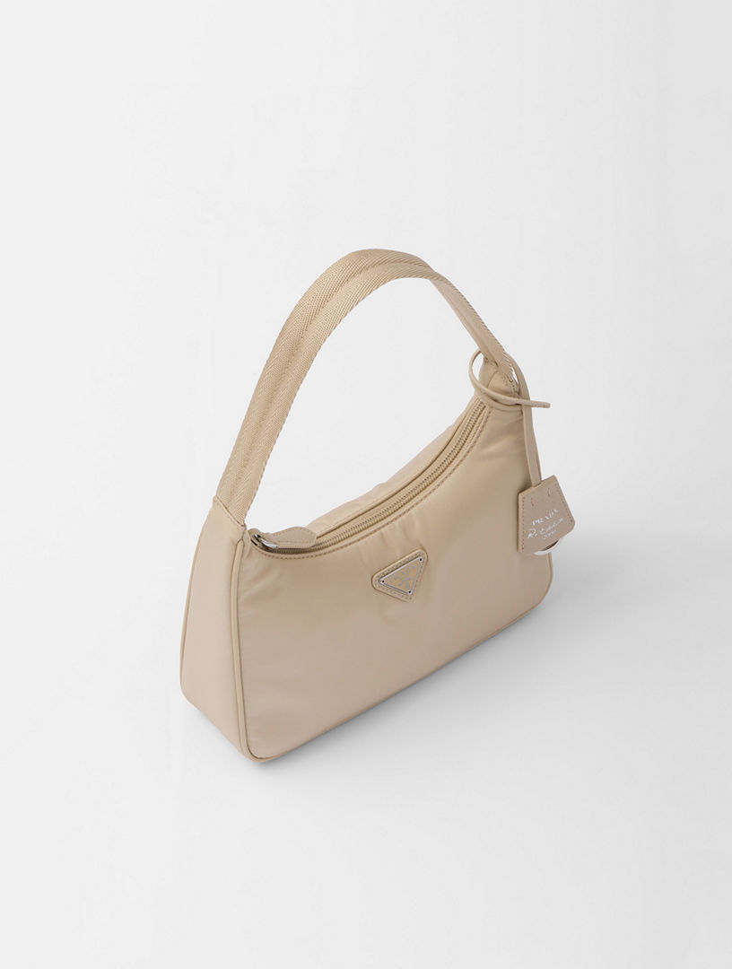 PRADA Re-Nylon ミニバッグ 新作【PRADA】リボン付 パデッドRe-Nylon ミニバッグ (PRADA