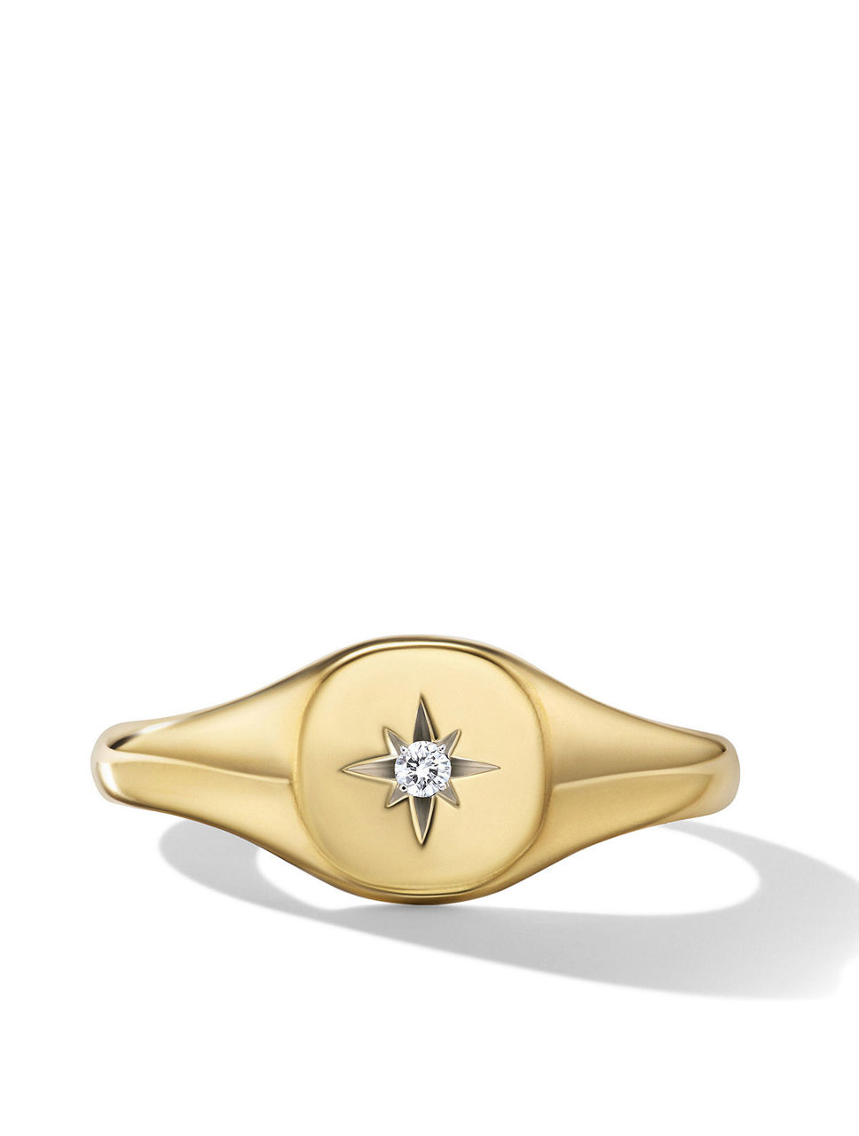Cable Collectibles® Starset Pinky Ring 18k Yellow Gold With Diamond