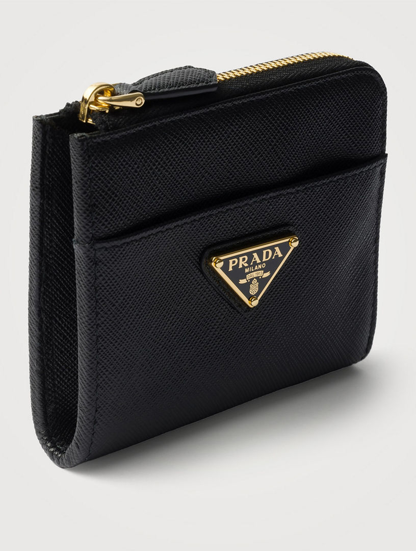PRADA SAFFIANO L ORO ミニ ウォレット PRADA Small Saffiano Leather Zipper Wallet | Holt Renfrew