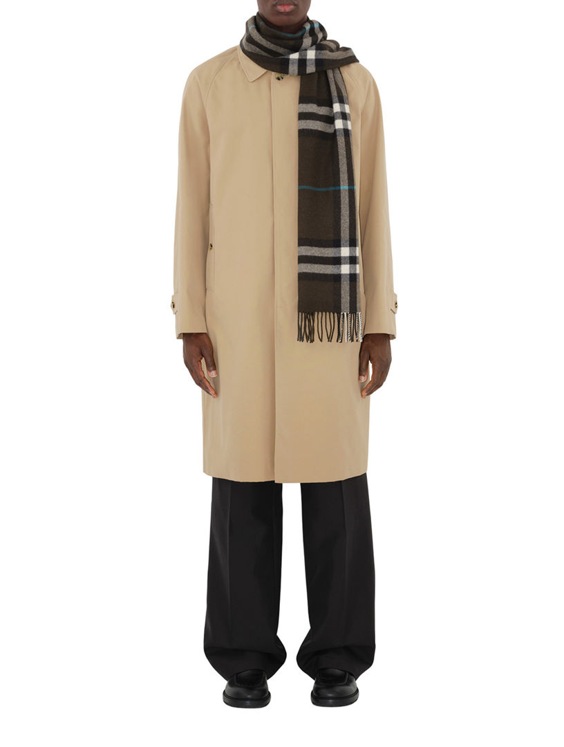 Check Cashmere Scarf