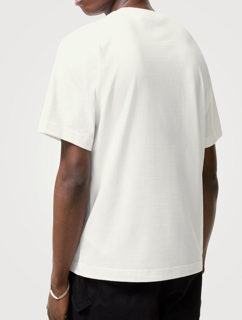 BURBERRY Check Flag Cotton T-shirt | Holt Renfrew