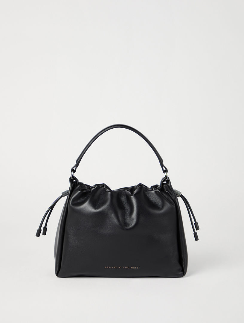 Small Leather Mellow Bag