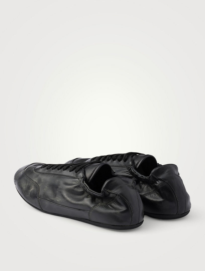 PRADA Collapse Leather Sneakers | Holt Renfrew