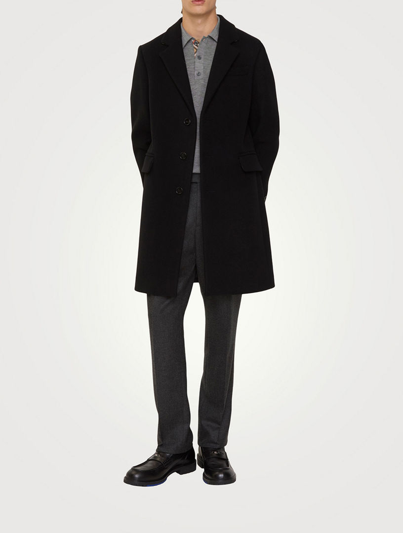 BURBERRY Wool Tailored Coat | Holt Renfrew
