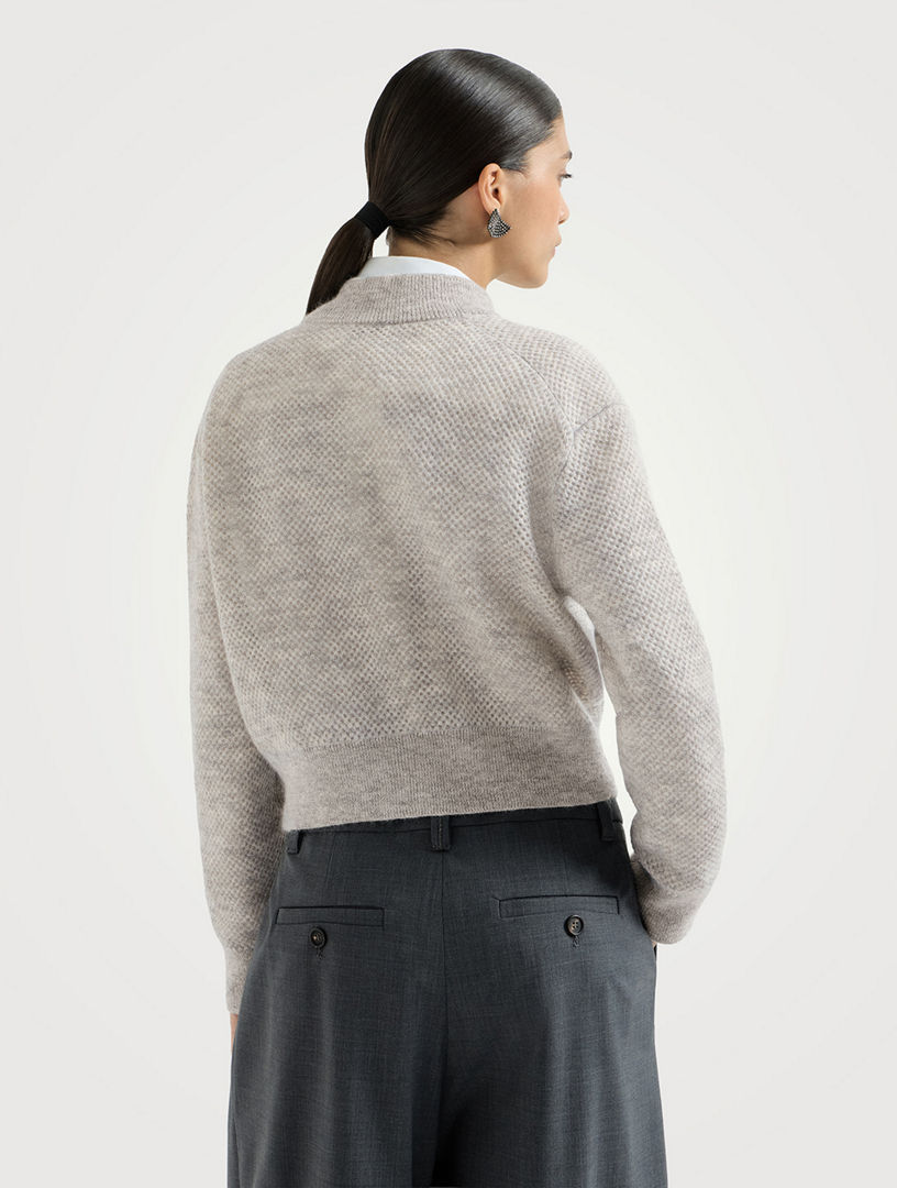 BRUNELLO CUCINELLI Double-knit Net Cardigan | Holt Renfrew