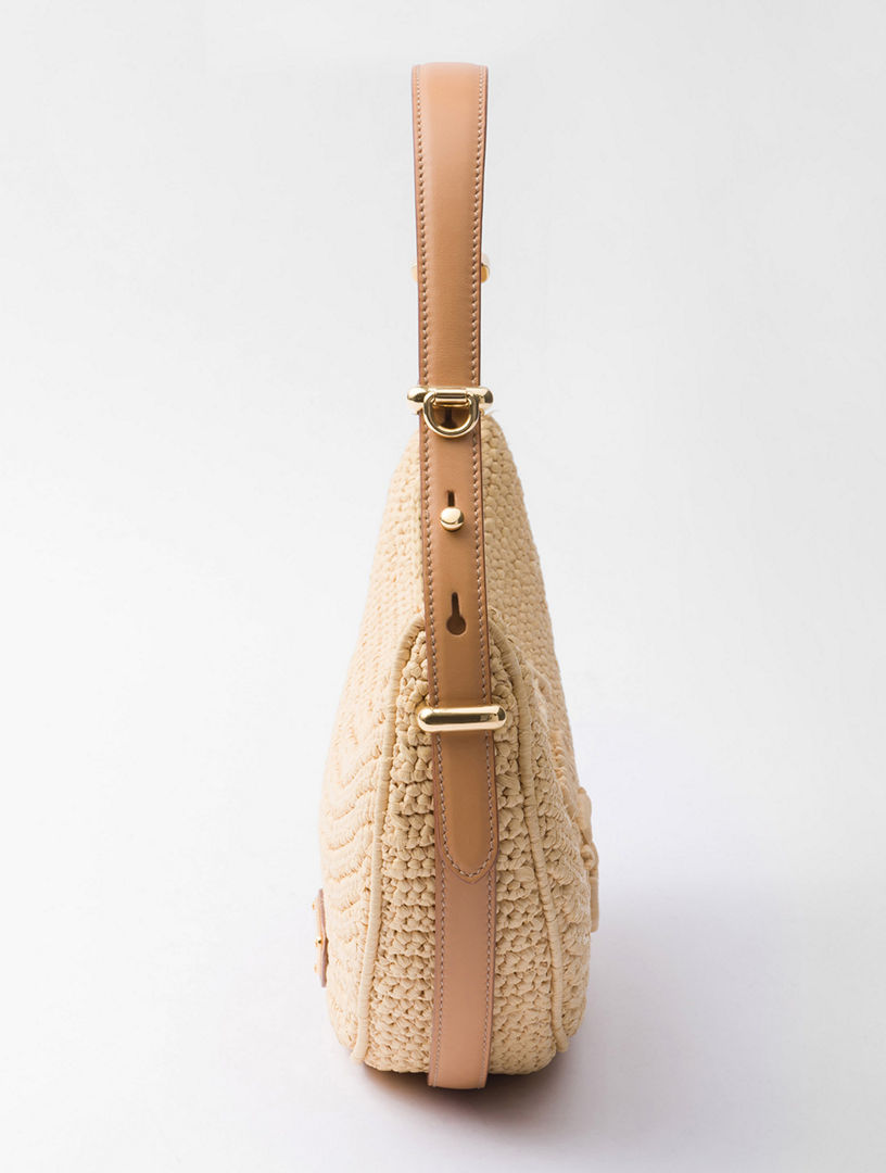 PRADA Prada Arqué Crochet Shoulder Bag | Holt Renfrew