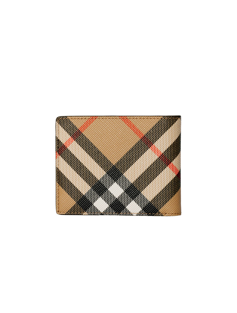 ★関税込み★ Burberry Check Wallet BURBERRY Check Slim Bifold Wallet | Holt Renfrew