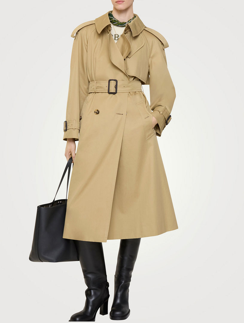 BURBERRY バーバリー BURBERRY Long Gabardine Fitzrovia Trench Coat | Holt Renfrew