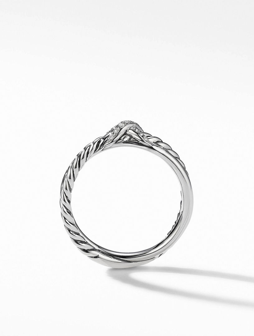 David yurman petite pave hot sale oval ring with diamonds