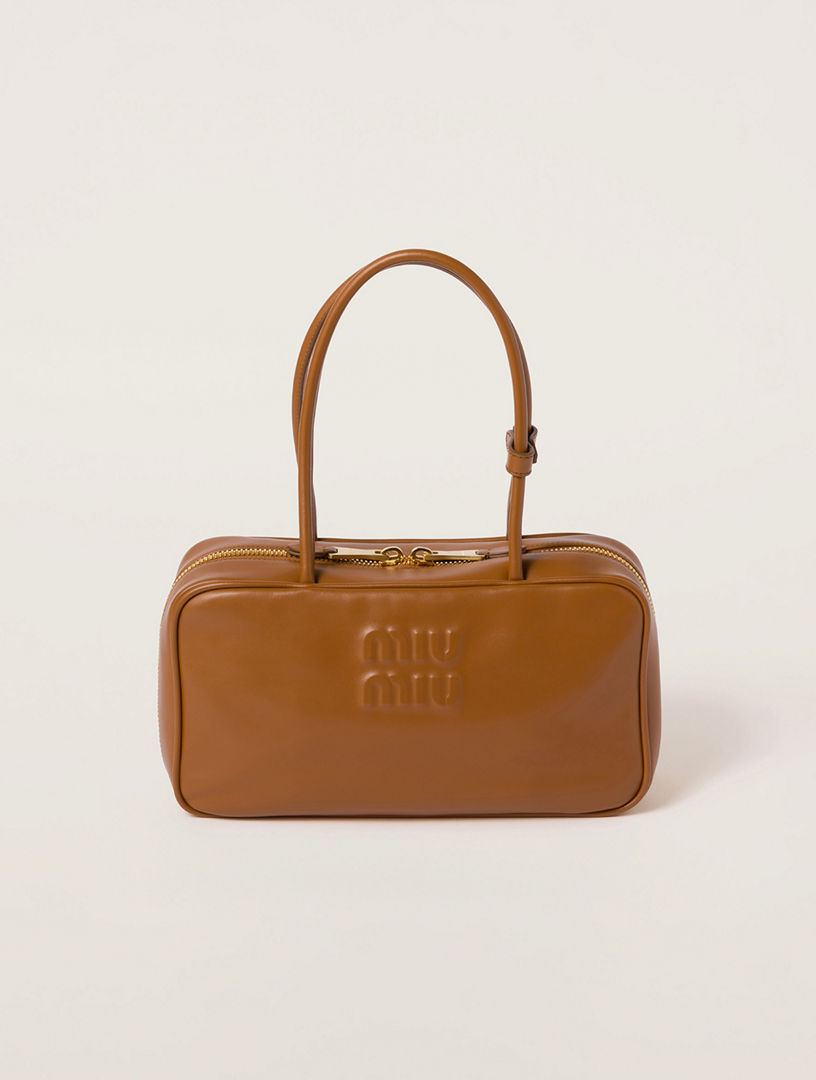 MIU MIU Beau Leather Top-handle Bag | Holt Renfrew
