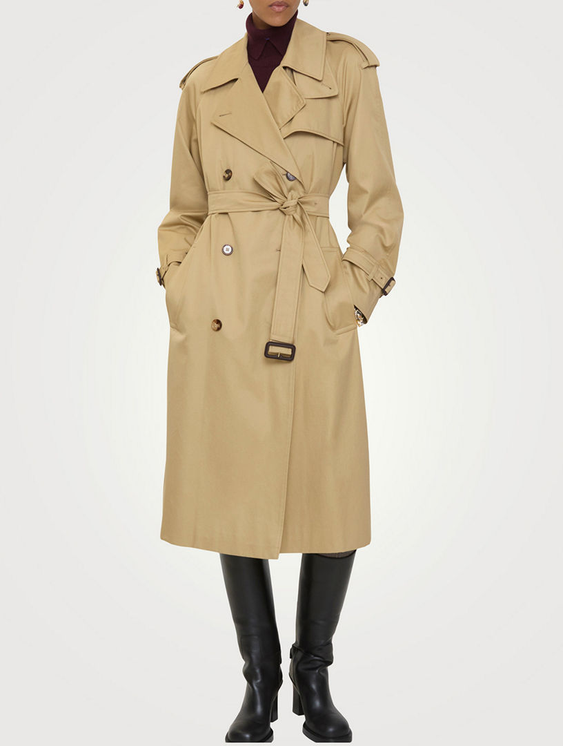 BURBERRY Long Castleford Trench Coat | Holt Renfrew