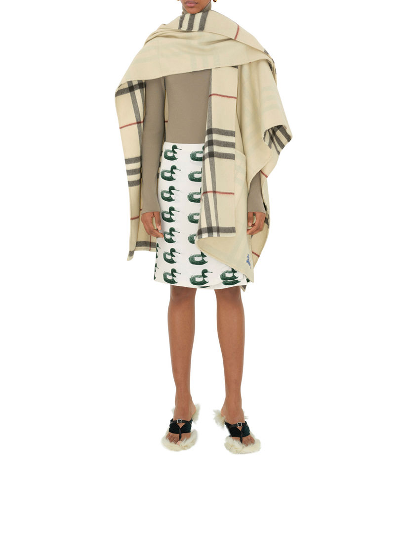 BURBERRY Ekd Cashmere Hooded Cape | Holt Renfrew
