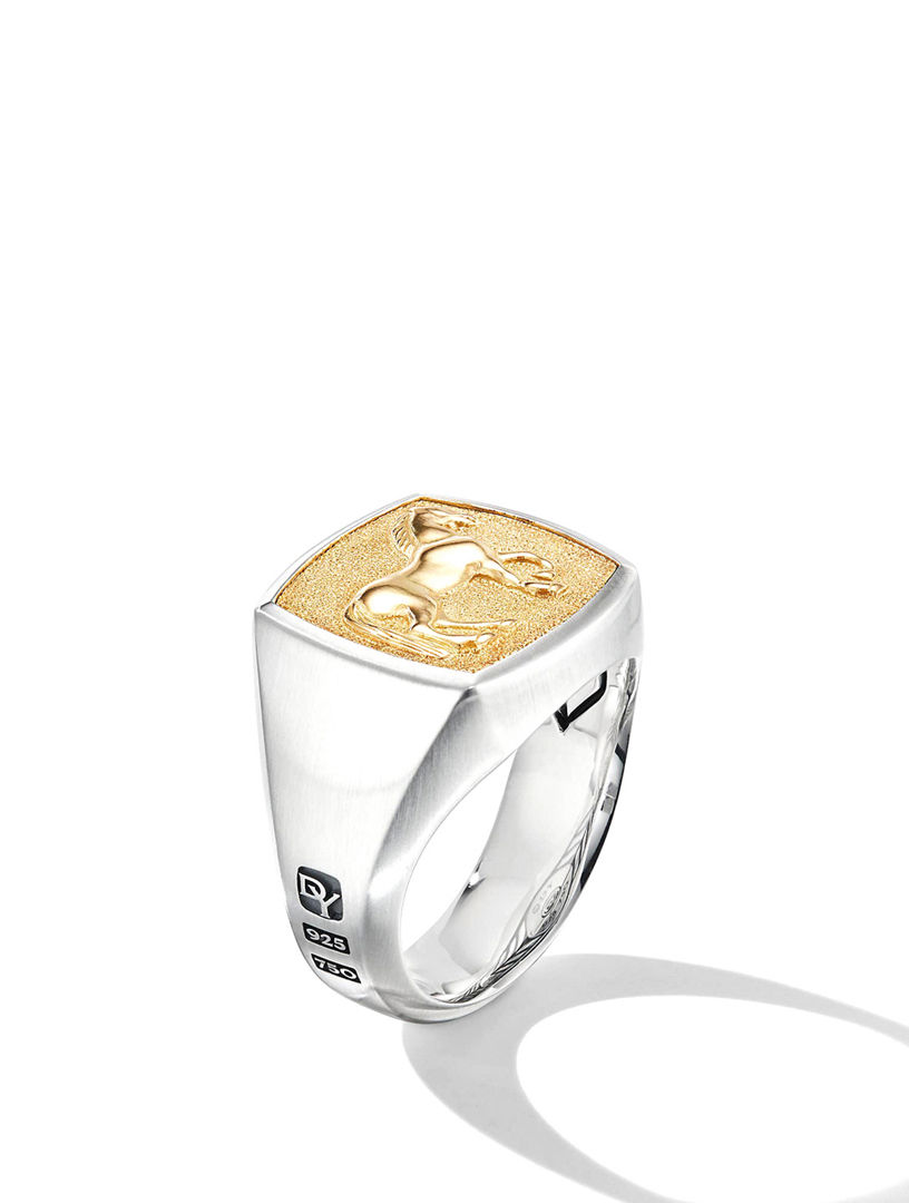 Bague enfant chevalière - Or jaune 18ct