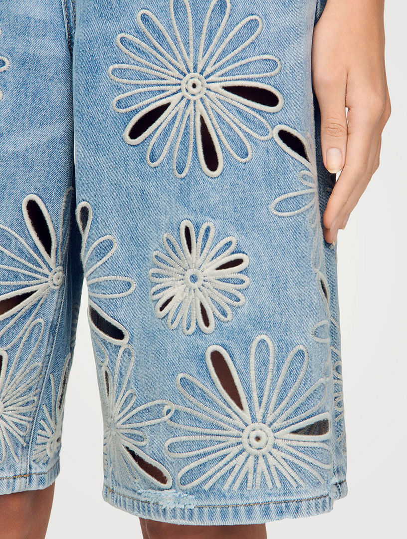 専用】THEREDTHREAD S embroidery shorts THEREDTHREAD ♥S embroidery