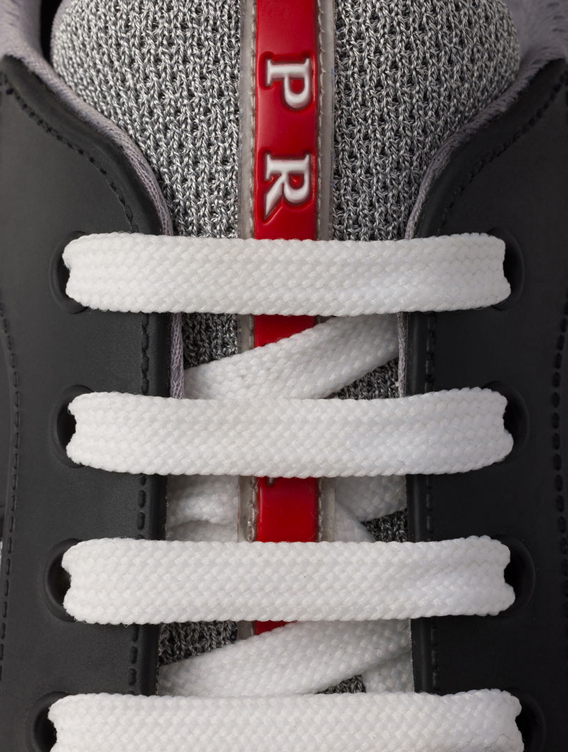 PRADA Prada America's Cup Soft Rubber And Bike Fabric Sneakers